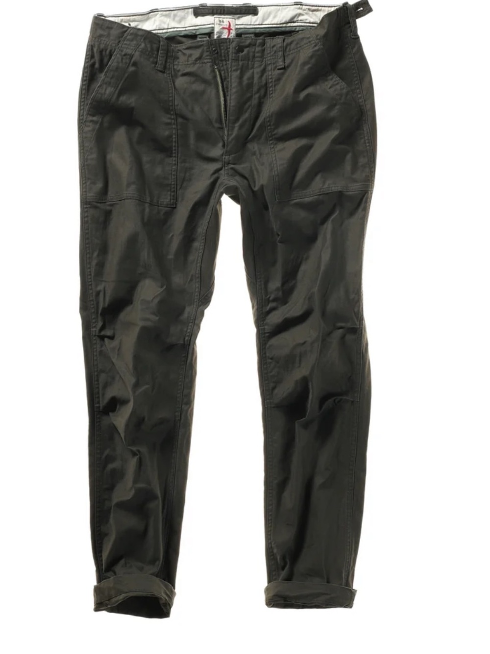 RELWEN Military Supply Pants Dark Smoke Cotton Blend EUC Size 36